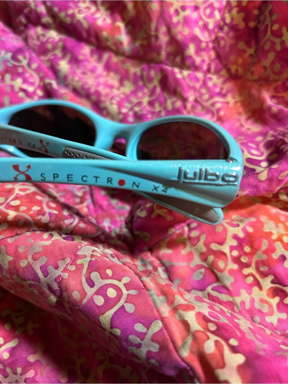 Julbo Spectron X4 Light Teal Blue Women's Oval Sunglasses, Made in France